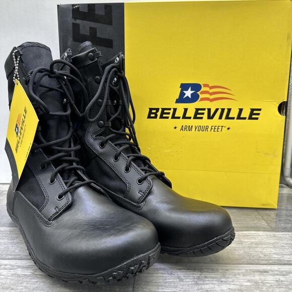 Belleville Tactical Research Minimalist Boot TR102, Black, Men's 13W {C3} - Picture 1 of 10